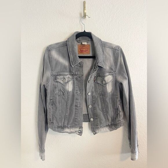 SOLD.Nirvana x Daydreamer upcycled Levi jean jacket custom one of a kind - Picture 3 of 8
